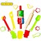 16 Piece Clay And Dough Modeling Tools Kit For Kids Play- Plastic Dough Rollers Molds Cutters Animal Shapes-Fun Modeling Clay Dough Playset For Children